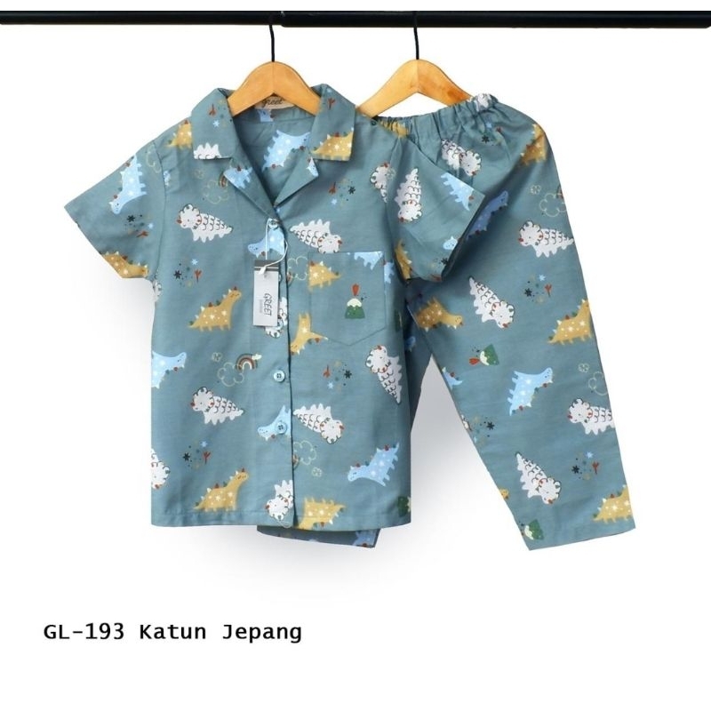 stelan katun jepang anak cowok piyama katun jepang anak cowok baju tidur katun jepang anak cowok ste
