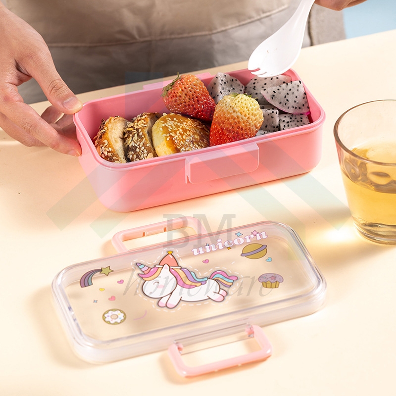 Kotak Bekal Anak TK Karakter Lucu 700ml / Lunch Box Anak
