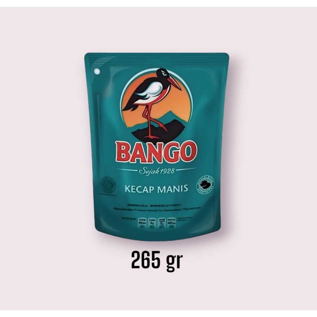 

Kecap Bango 265gram - Kecap manis terbuat dari kedelai hitam pilihan