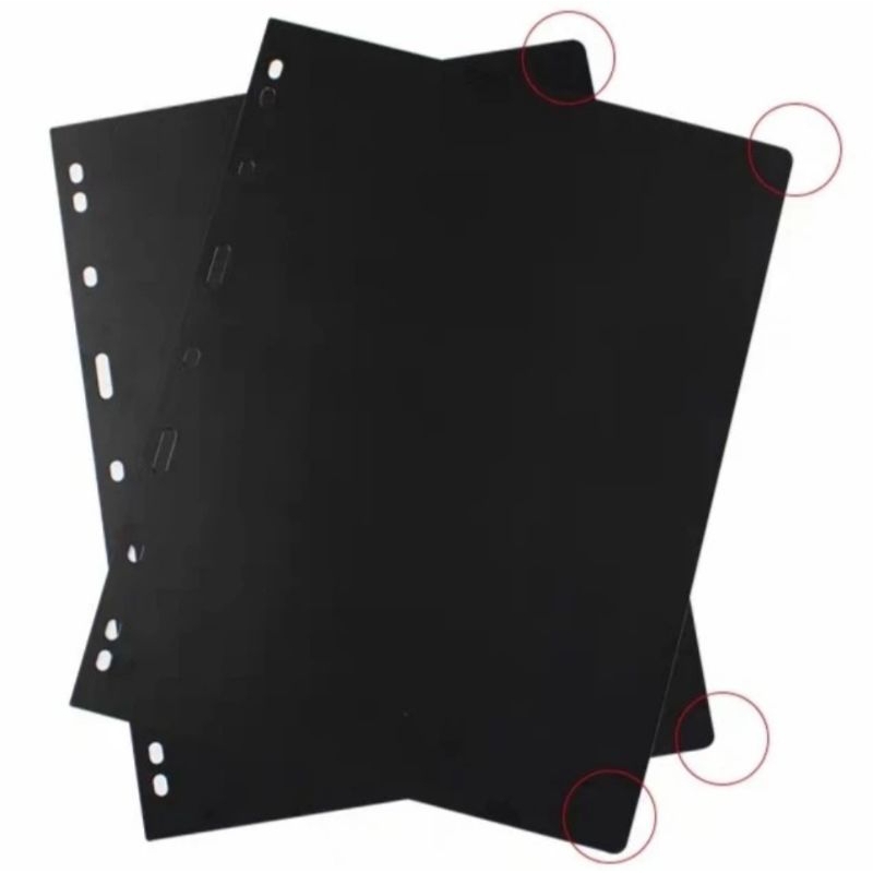 

Refill hitam Mingt penyekat refil transparan bijian eceran