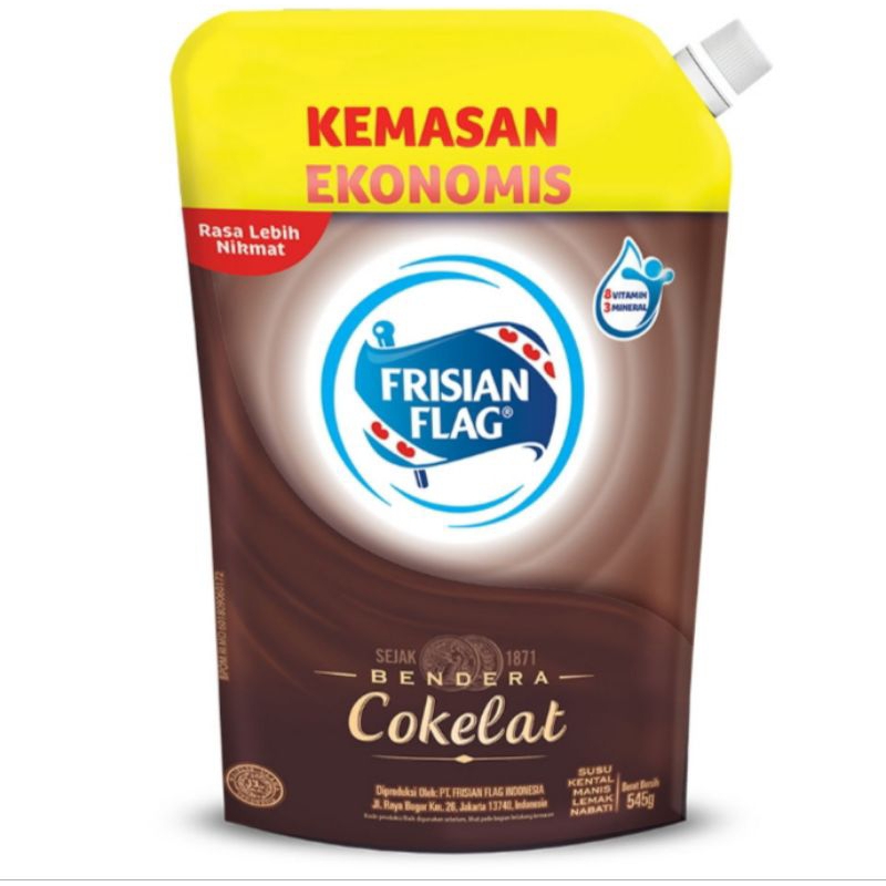 

FRISIAN FLAG Kental Manis Cokelat 545 g