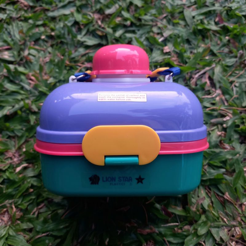 Kotak Makan Jadul Anak TK tahum 90 an merk Lion Star NOS