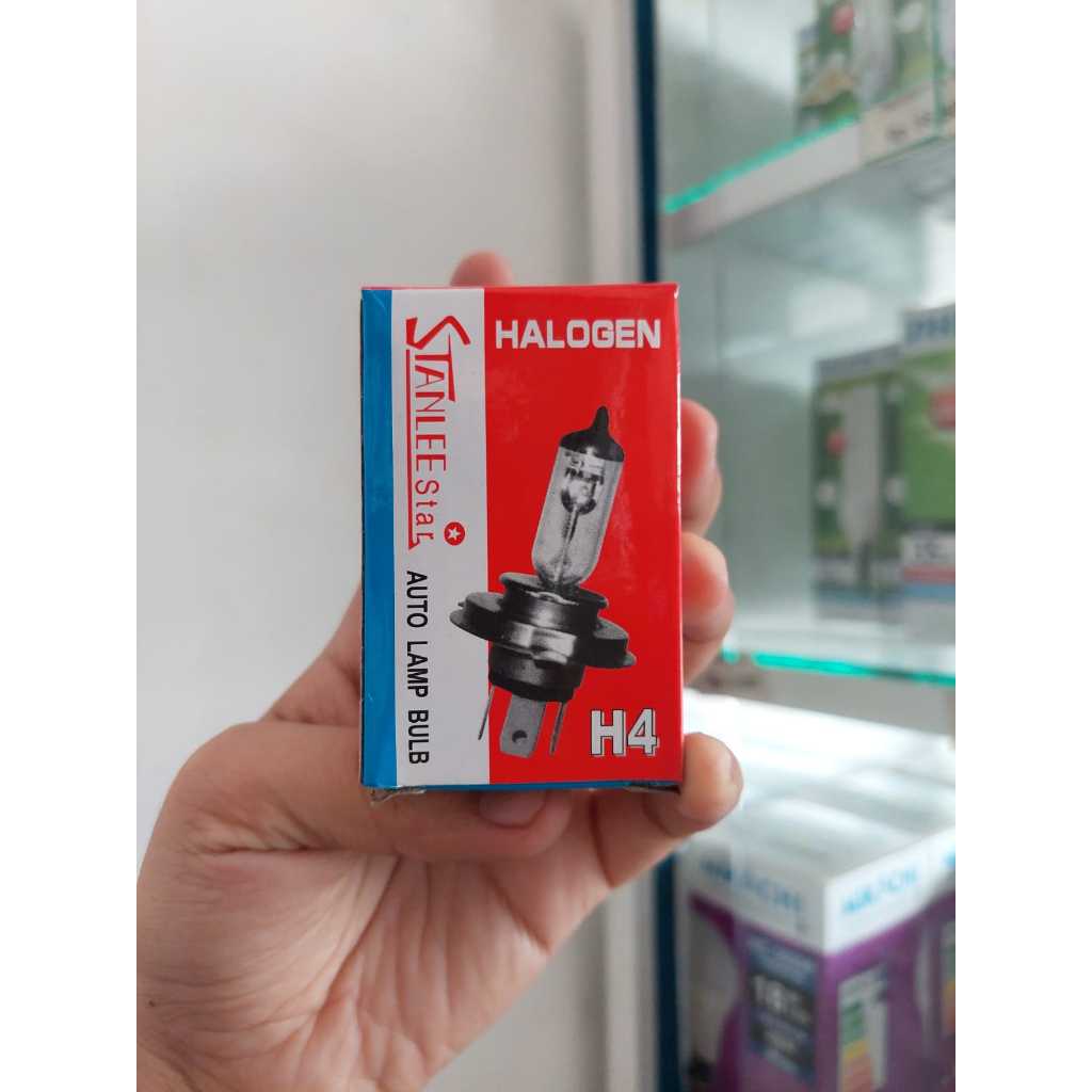 Stanlee Star Halogen Bohlam H4/ Lampu Bohlam H4/ Auto Lamp Bulb