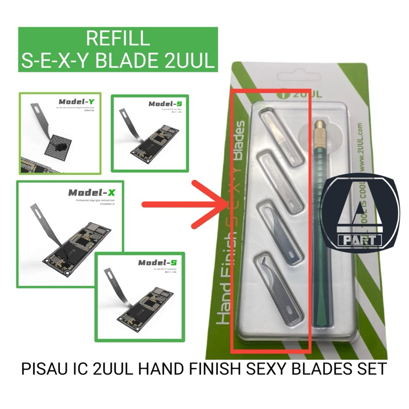 

REFILL BLADE ISI ULANG PISAU IC 2UUL HARGA SATUAN