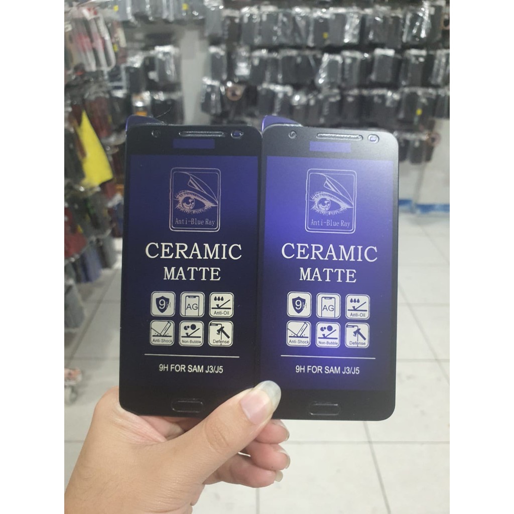 Samsung J5 2015 J3 2016 Ceramic Matte Anti Blue Ray Screen Guard -UnclePatrick
