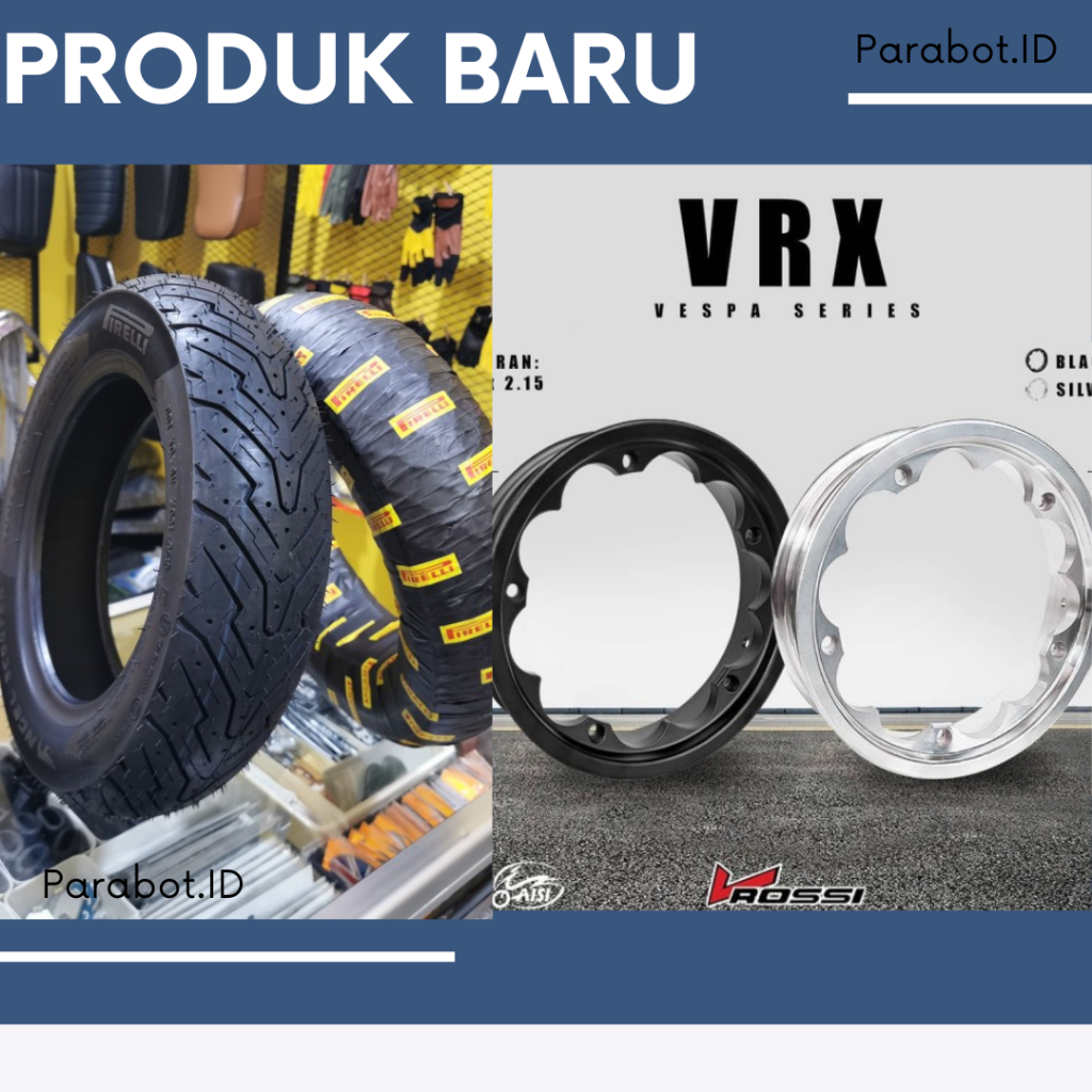 VELG VESPA RING 10 V ROSSI 1 PAKET TINGGAL PASANG