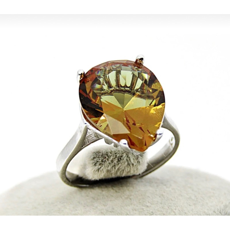 Cincin Wanita Zultanite Giant Stone (Batu besar) Classic Looks Silver s925 ORi Turki