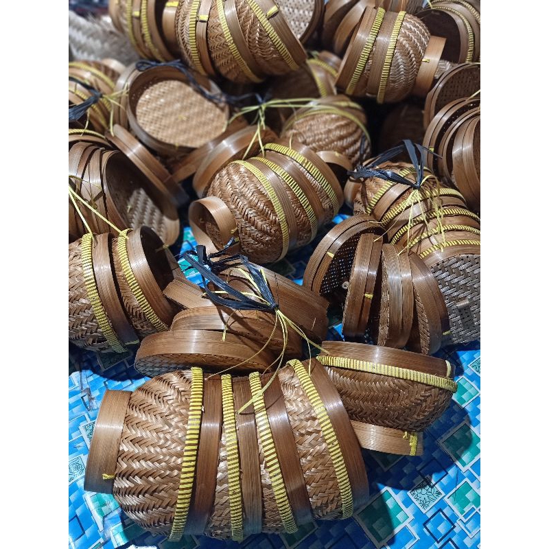 Wakul Bambu + Tutup Wakul Nasi Wakul Tradisional