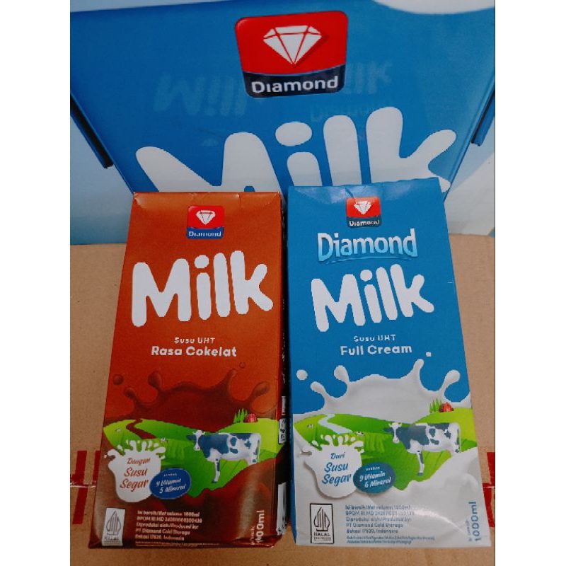 

Diamond uht full cream/coklat 1 Liter