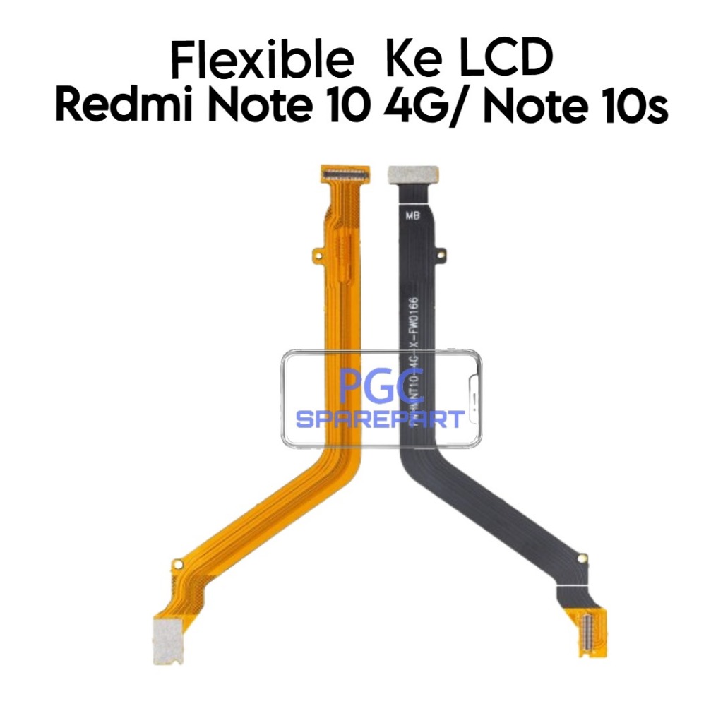 Flexible Konektor  Ke LCD Xiaomi Redmi Note 10 4G / Note 10s / M2101K7AI / M2101K7AG / M2101K7BG / M