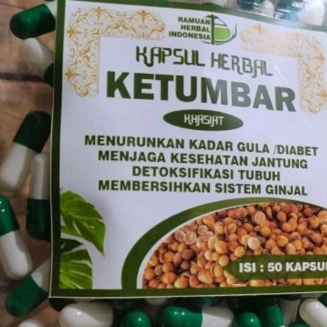 

KAPSUL HERBAL KETUMBAR - DIABET - KESEHATAN JANTUNG
