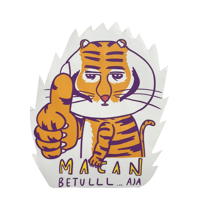 

STICKER SINGLE MACAN BETUL AJA