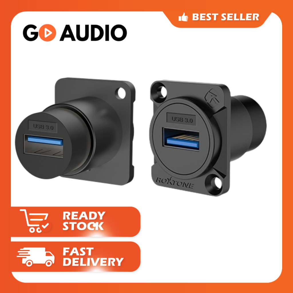 Socket Chassis Roxtone USB 3.0 RAU3D-B Original / Soket Casis USB 3.0 RAU3D-B Roxtone Original