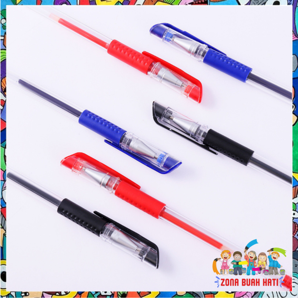 

ZBH Pena Gel 0.55mm Standard Pulpen tinta cair Alat Tulis Sekolah Kantor Pen Warna Warni Pena Ujung Lancip ATK Murah
