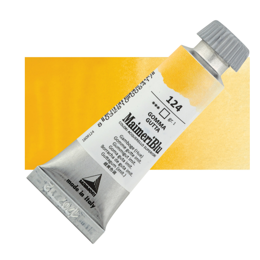 

Cat Air Lukis Maimeri Blu Watercolour 12ml MaimeriBlu Gamboge Hue 124 M1609124 - PC