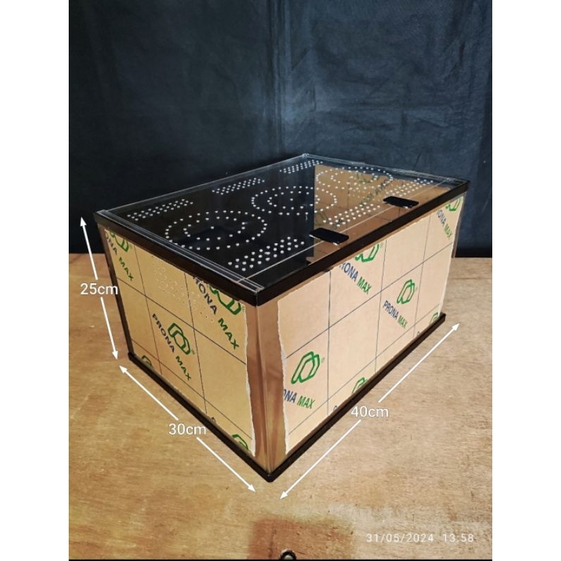 box mini kandang humster // kandang reptil//box akrilik serbaguana