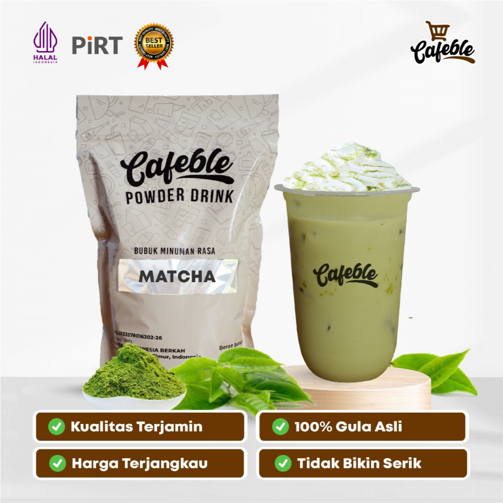 

Cafeble Bubuk Minuman Premium Rasa Matcha Kemasan 1 kg
