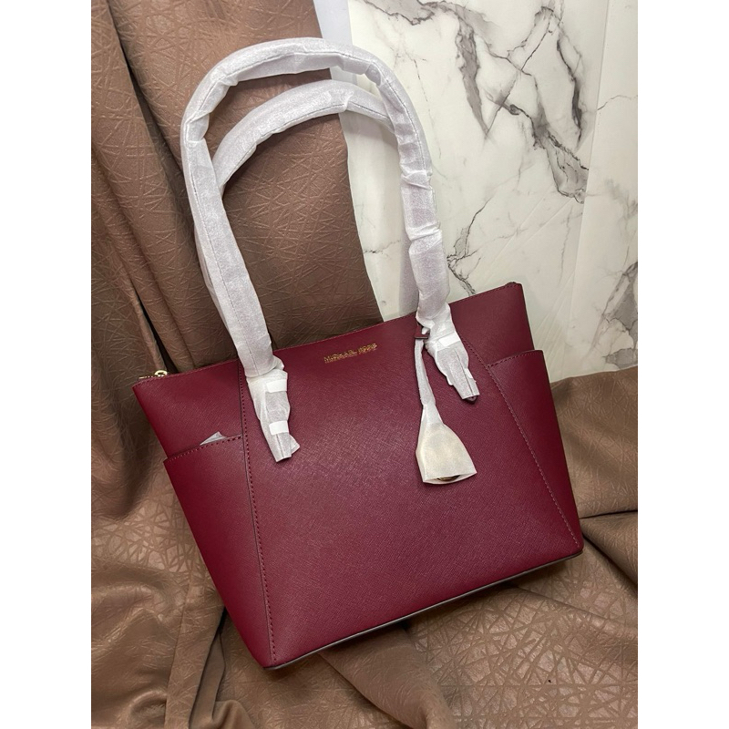 Mk tote Maroon