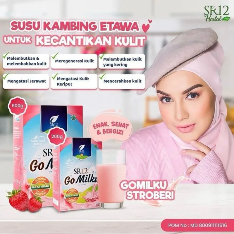 

GOMILKU SR12 HALAL SUSU KAMBING ETAWA RASA ORIGINAL COKLAT STROWBERRY AMAN SUSU IBU HAMIL MENYUSUI ANAK-ANAK DEWASA LANSIA