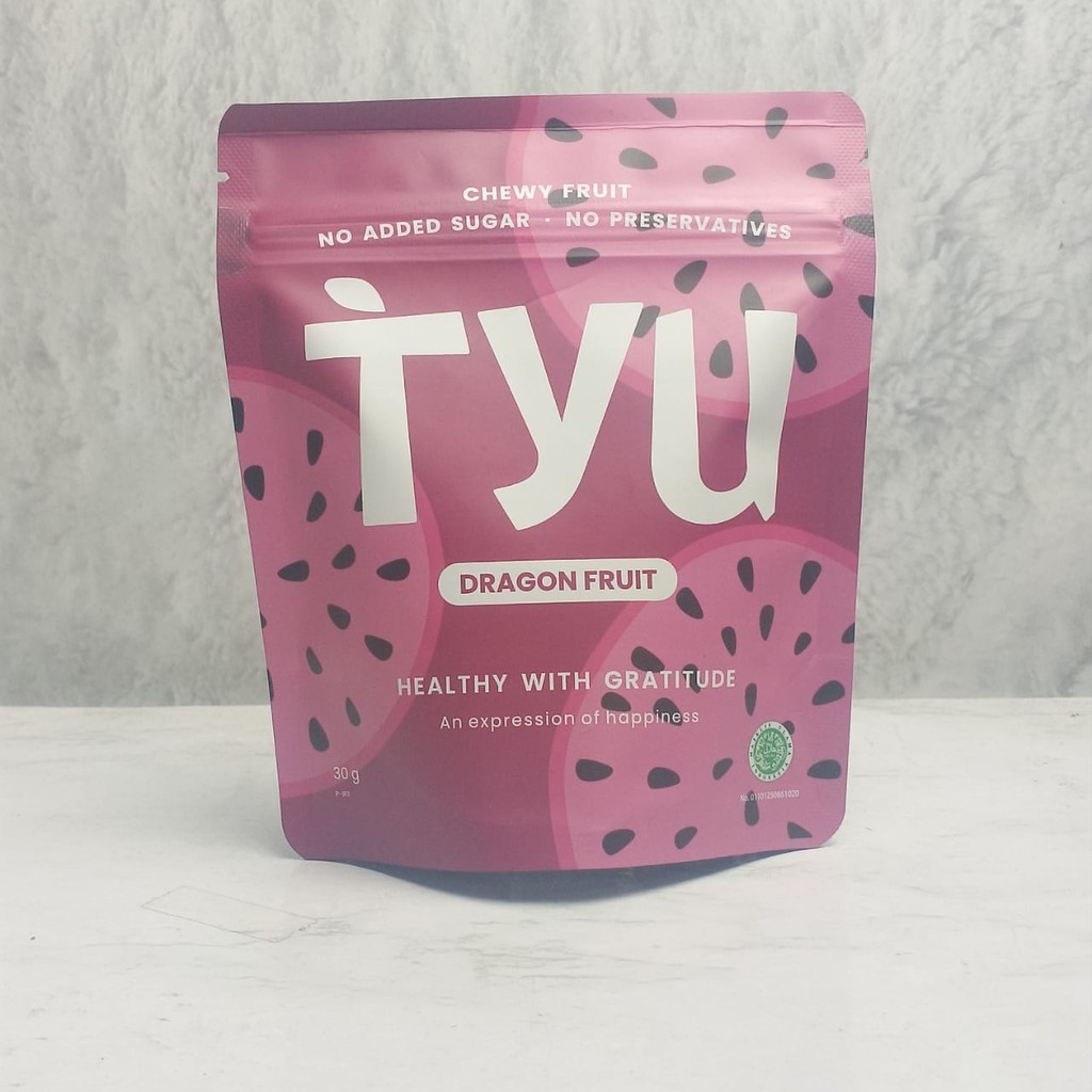 

TYU Chewy Fruit 20gr, Buah Kering Tanpa Gula Tambahan dan Pengawet, Vegan, Cemilan Sehat dan Kenyal untuk Diet