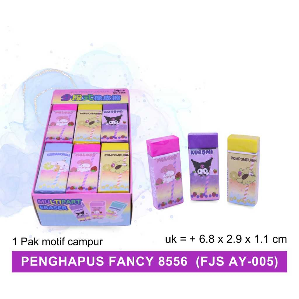 

Eraser/ Penghapus/ Hapusan Pensil Fancy/ Penghapus Pensil Karet Karakter Sanrio Harga 1PCS