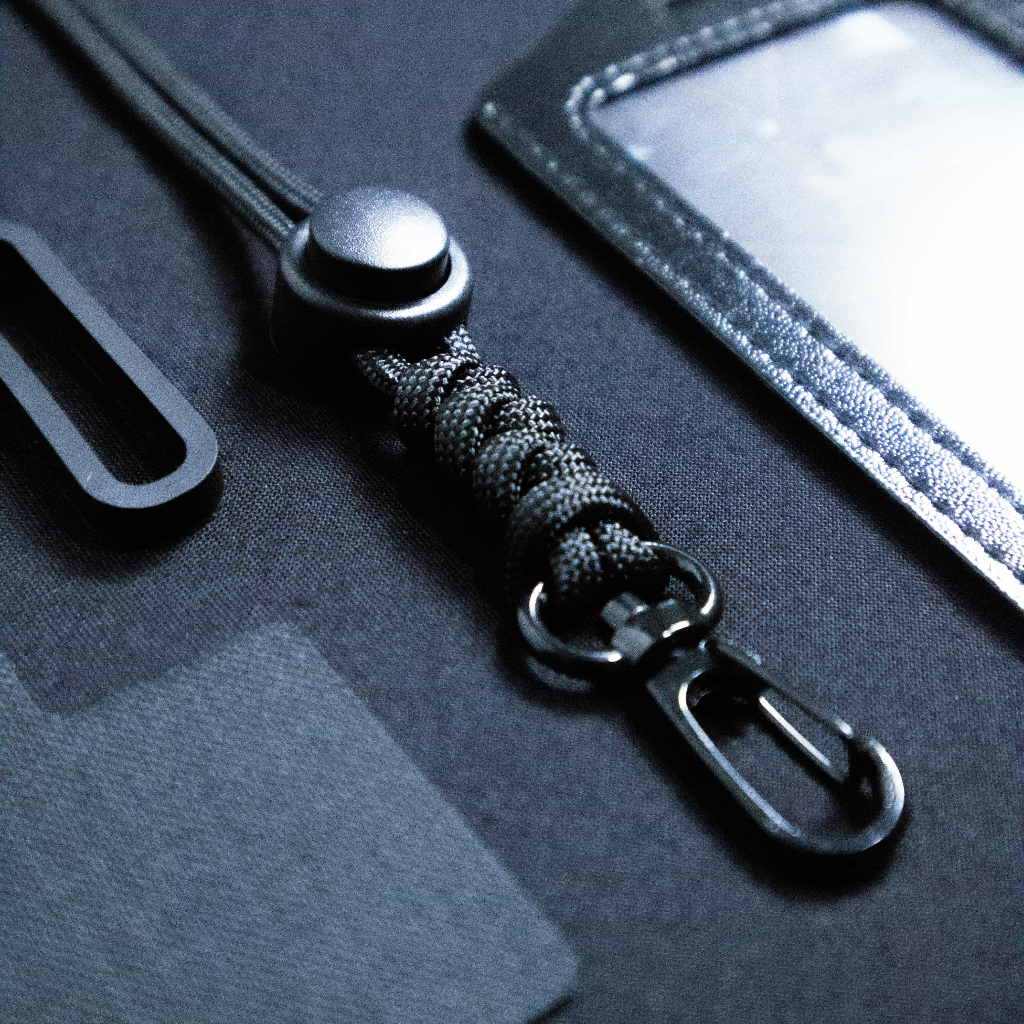 

H7Y Lanyard Oxvo Slim Id Card Gantungan HP Gadget Tali Paracord 4mm Pengait Snaphook Besi