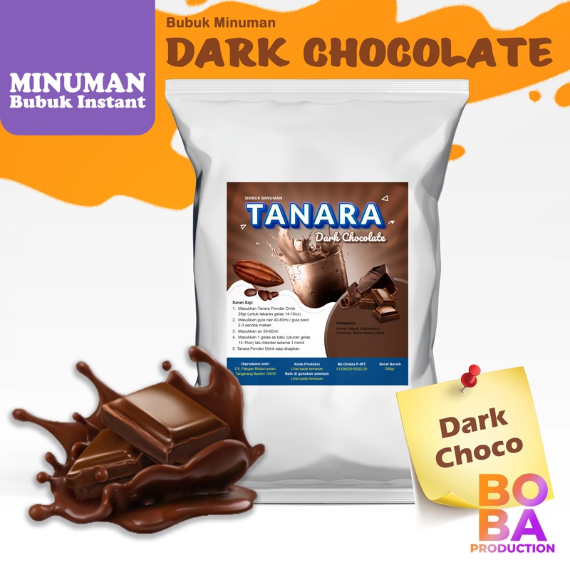 

Bubuk Dark Chocolate 500gr - Bubuk Coklat Dark #darkchoco BobaProduction