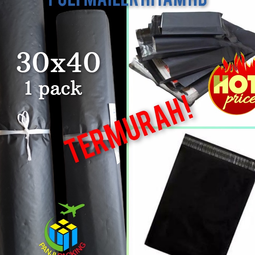 

KP8 PLASTIK POLYMAILER HITAM HD 3x4 POLIMAILER AMPLOP PACKING OLSHOP MURAH