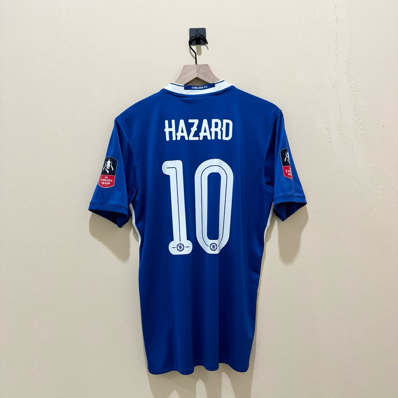 Jersey Original Chelsea Home 2016/2017 FA Cup Version Hazard #10
