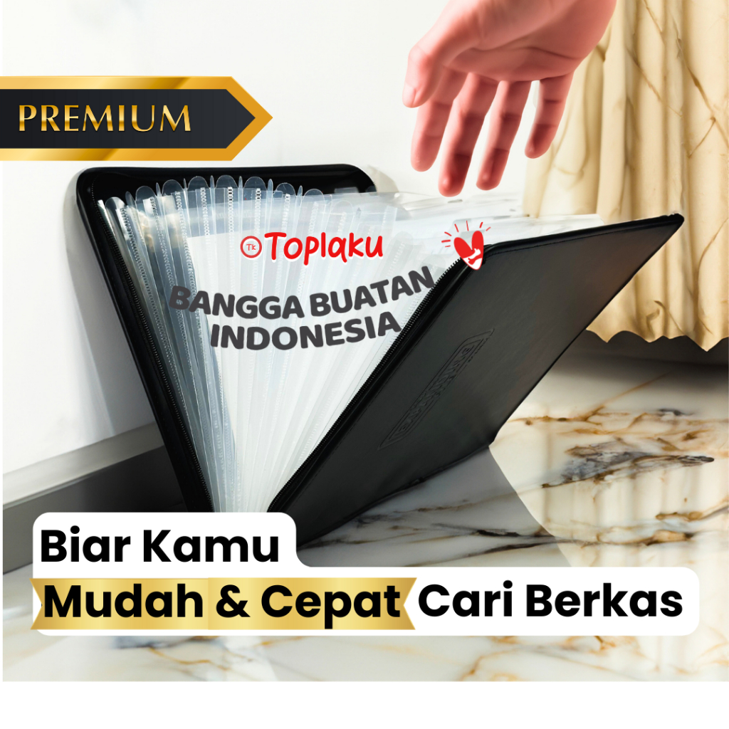 

Map Expanding File 13 Sekat Kulit Anti Air Tas Dokumen Keeper F4 Document File Tempat Berkas Penting