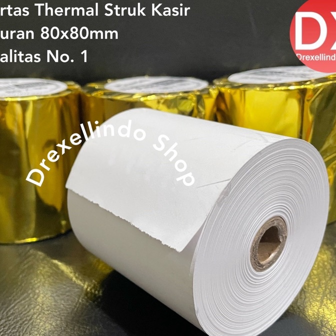 

Wah Kertas Thermal Struk Kasir 8x8mm