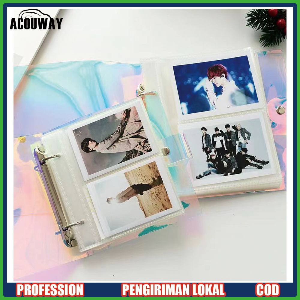 Album Foto Polaroid Card Mini Collect Book Photocard 3 inch Lucu Cinta Hewan Peliharaan/Kue 2P Stora