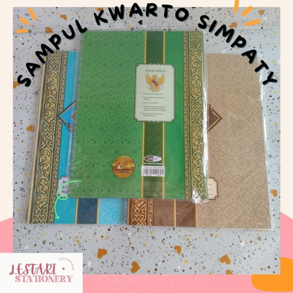 

Sampul Buku Kwarto Simpaty | Sampul Batik | Lestari Stationery