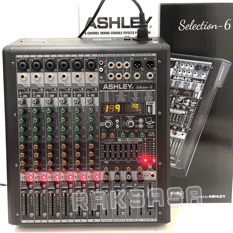 Mixer Audio Ashley Selection 6 Original 6Channel selection6 Mixing 6
