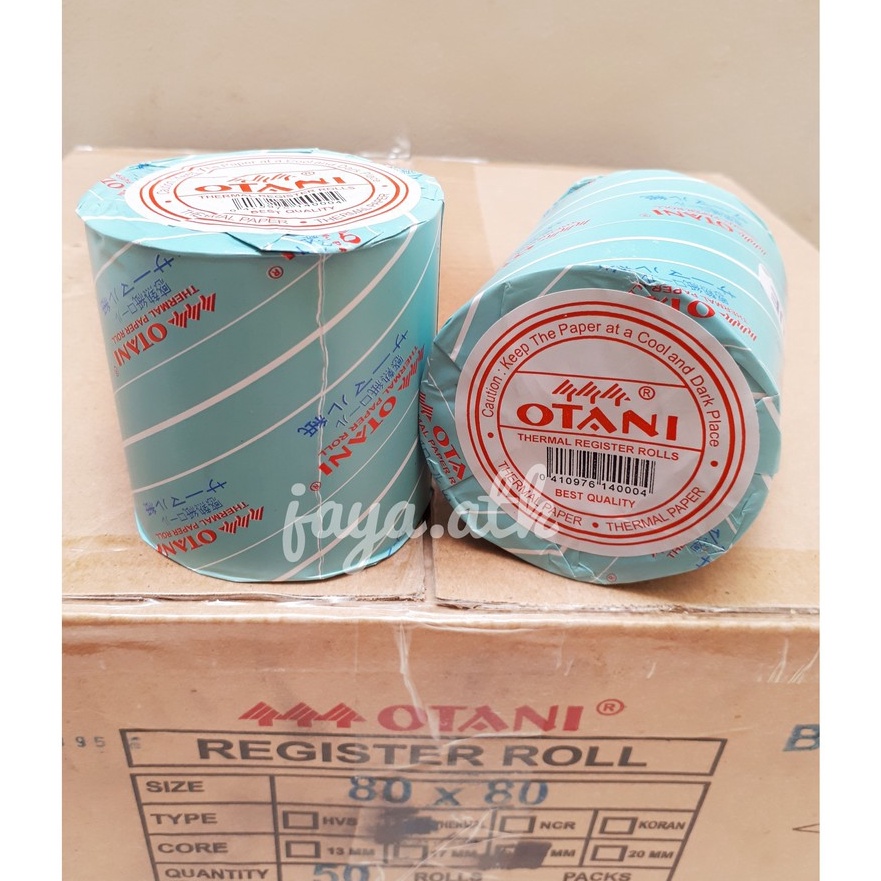 

Spesial Kertas Struk Thermal Otani 8 x 8 mm