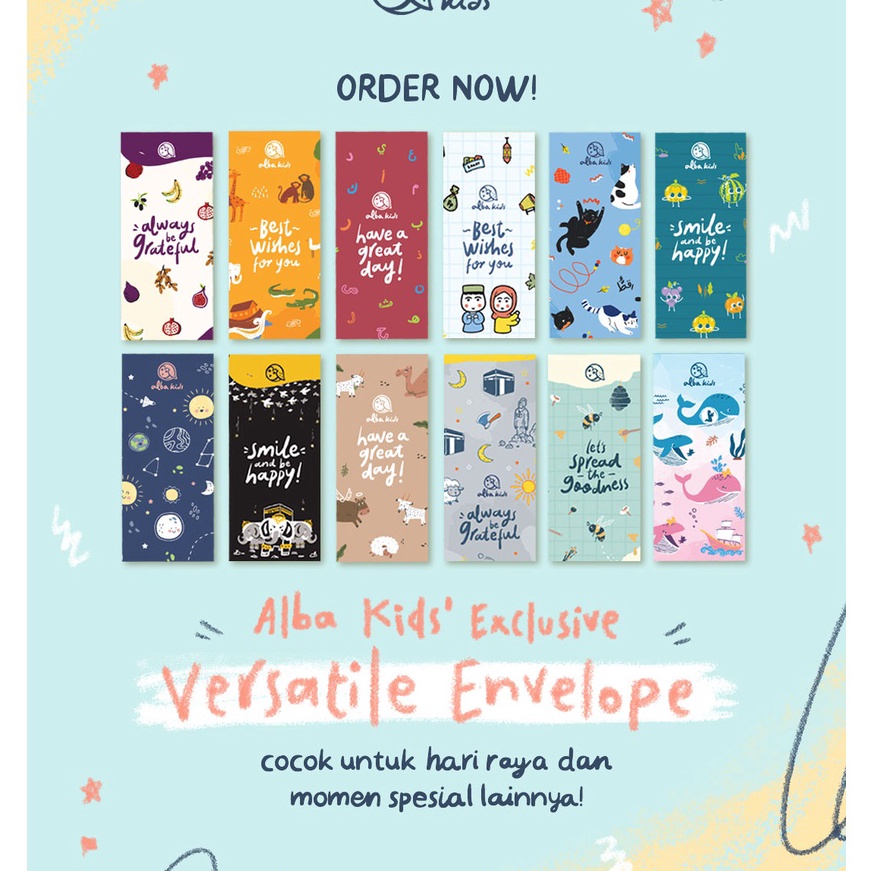 

KP8 Amplop Lebaran Eksklusif by Alba Kids