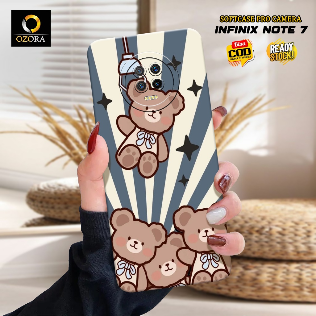 Case Infinix Note 7 Terbaru - OZORA - Fashion Case Kartun - Casing Hp Infinix Note 7 - Softcase Infi