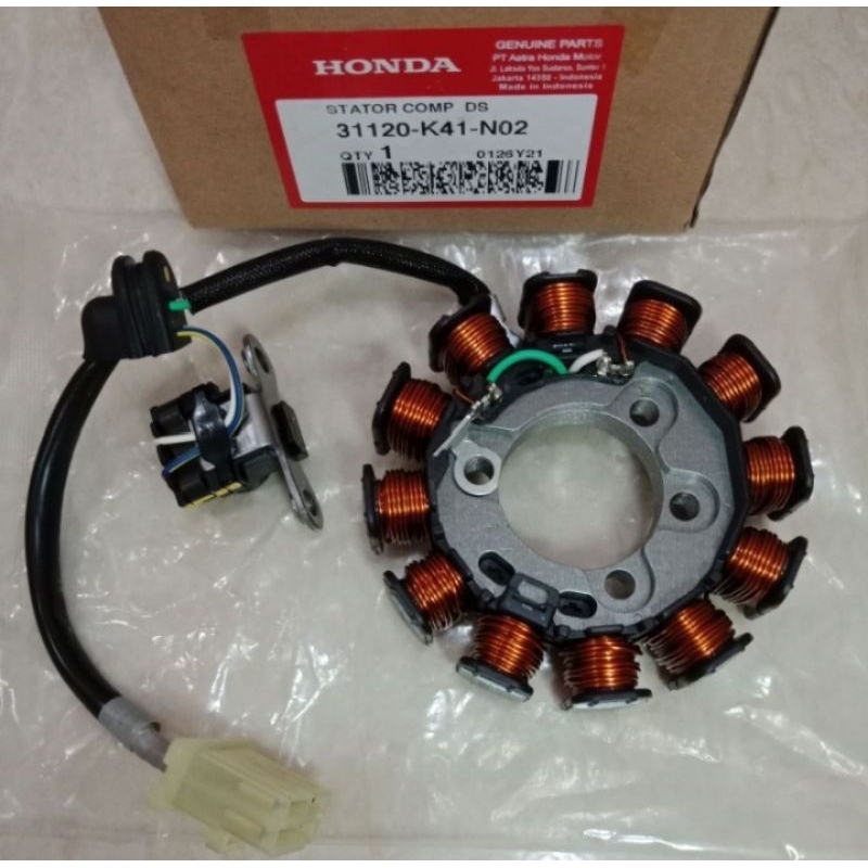 31120-K41-N02 HGP AHM 100% ORIGINAL STATOR COMP SPOL SPUL COMP NEW SUPRA 125 FI BLADE 125 FI 31120K4