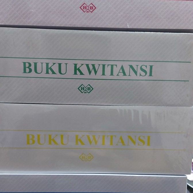 

KF7 kwitansi kecil merk hb tertera 1 pack isi 1 buku