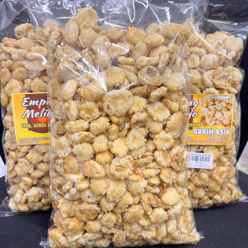 

Sekar_Shop07 Emping Melinjo Asin Gurih Matang 500Gr Asli Produksi Limpung Batang