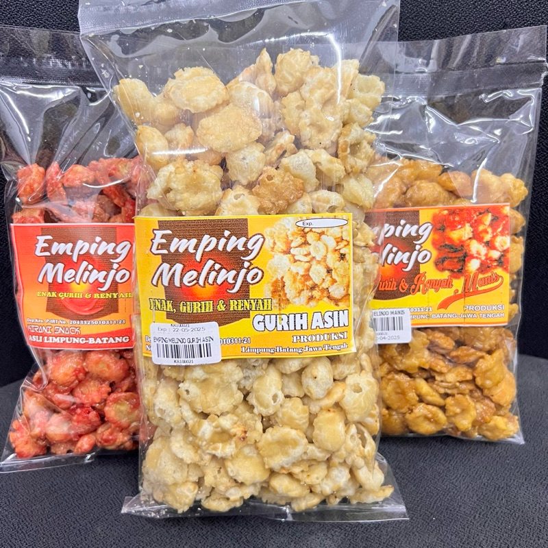 

EMPING MANIS PEDAS GURIH ASIN MINI 100GR ASLI LIMPUNG BATANG
