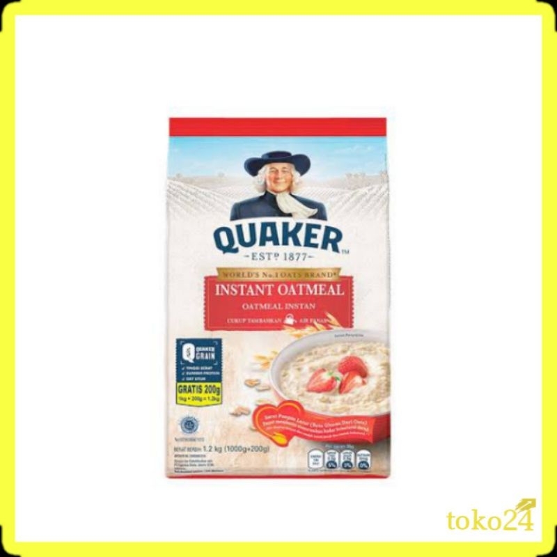 

Quaker Instant Oatmeal 1,2 kg