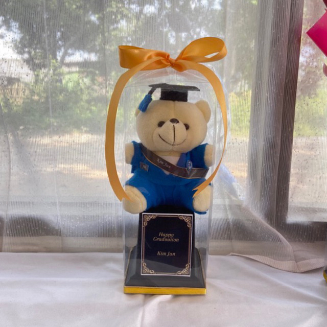 Piala boneka wisuda SMA SMP SD TK uk. 15cm
