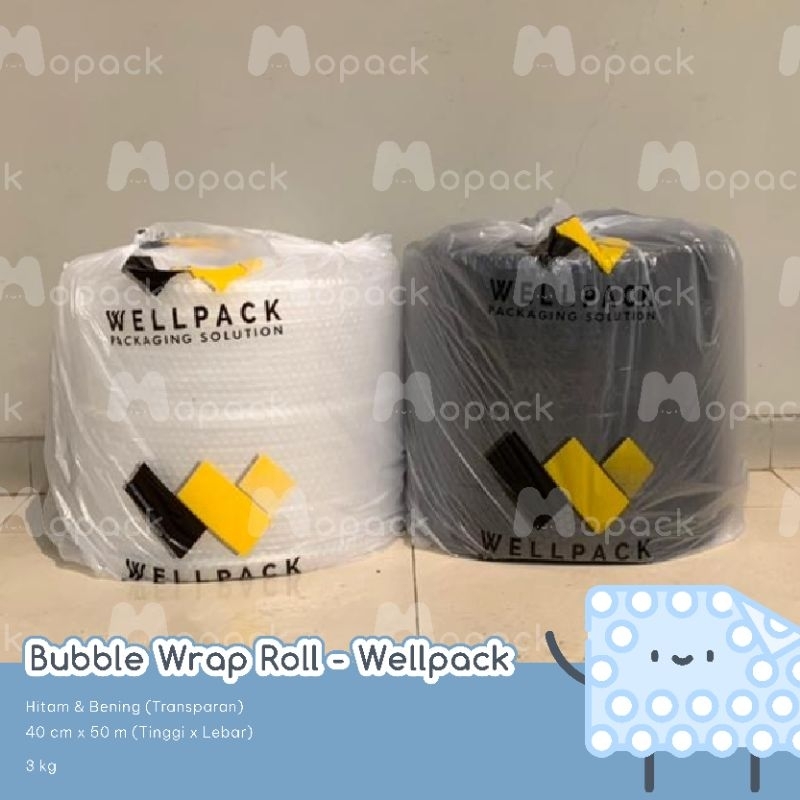 

Bubble Wrap Roll Wellpack 40Cm x 50M (3Kg)
