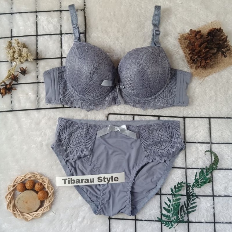 KODE B46L Bra Set BH  CD Berkawat Ys21 cd Kombinasi Polos Renda