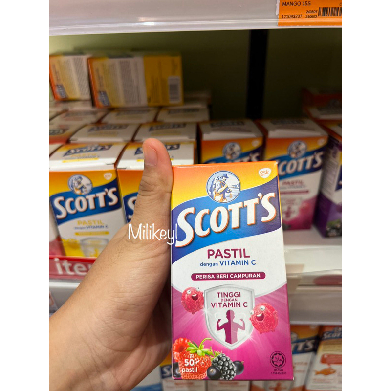 scotts emulsion 50 butir Ori MALAYSIA/ scott’s emulsion malaysia original / orange 100gr