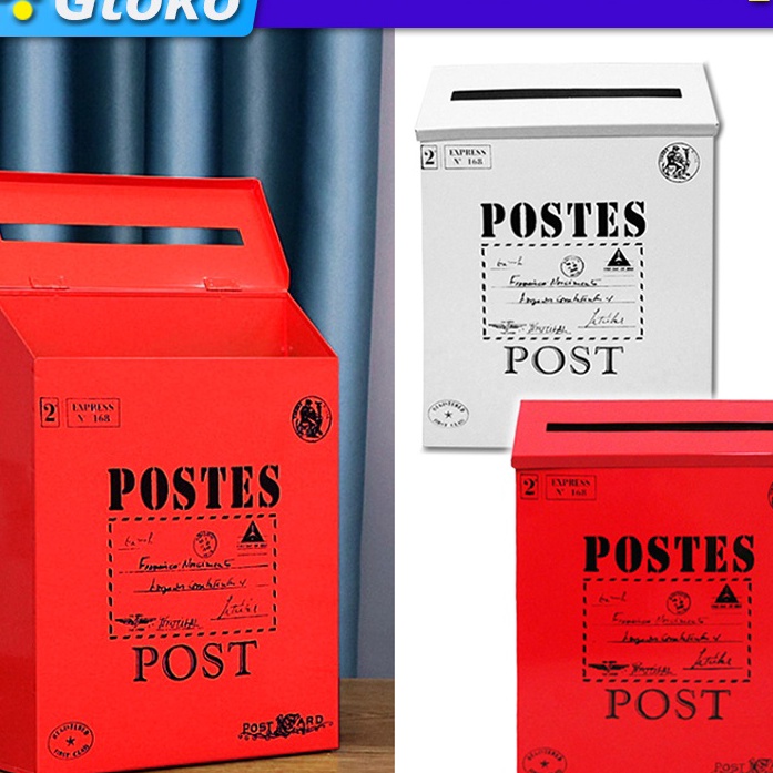 

Eksklusif Kotak Surat Pos Retro Vintage Mail Box Kotak Surat Rumah