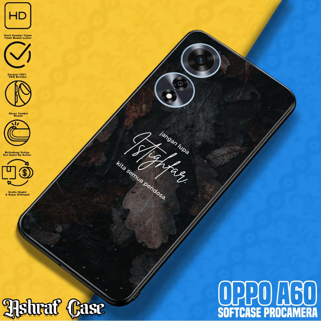 Case OPPO A60 - Casing Hp OPPO A60 Terbaru Motif QUOTES - Silikon Hp OPPO A60 - Softcase Hp OPPO A60