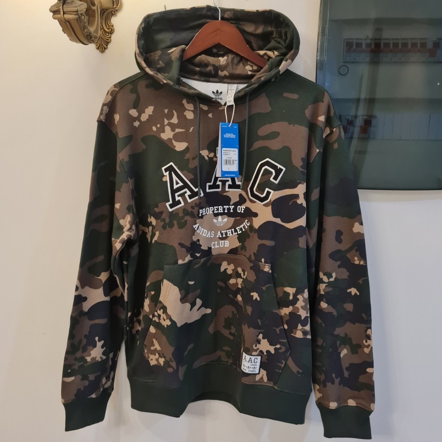 Sweater Hoodie ADIDAS AAC Camo Camouflage IR9476 Original 100% BNWT