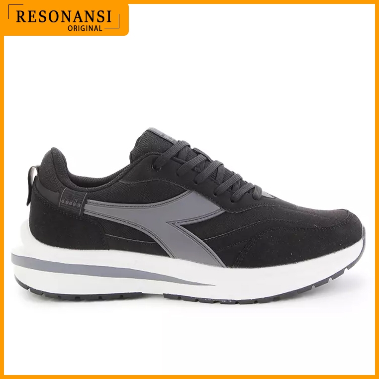 SEPATU PRIA TERBARU DIADORA ORIGINAL SNEAKERS KANAKA HITAM-PUTIH KEREN